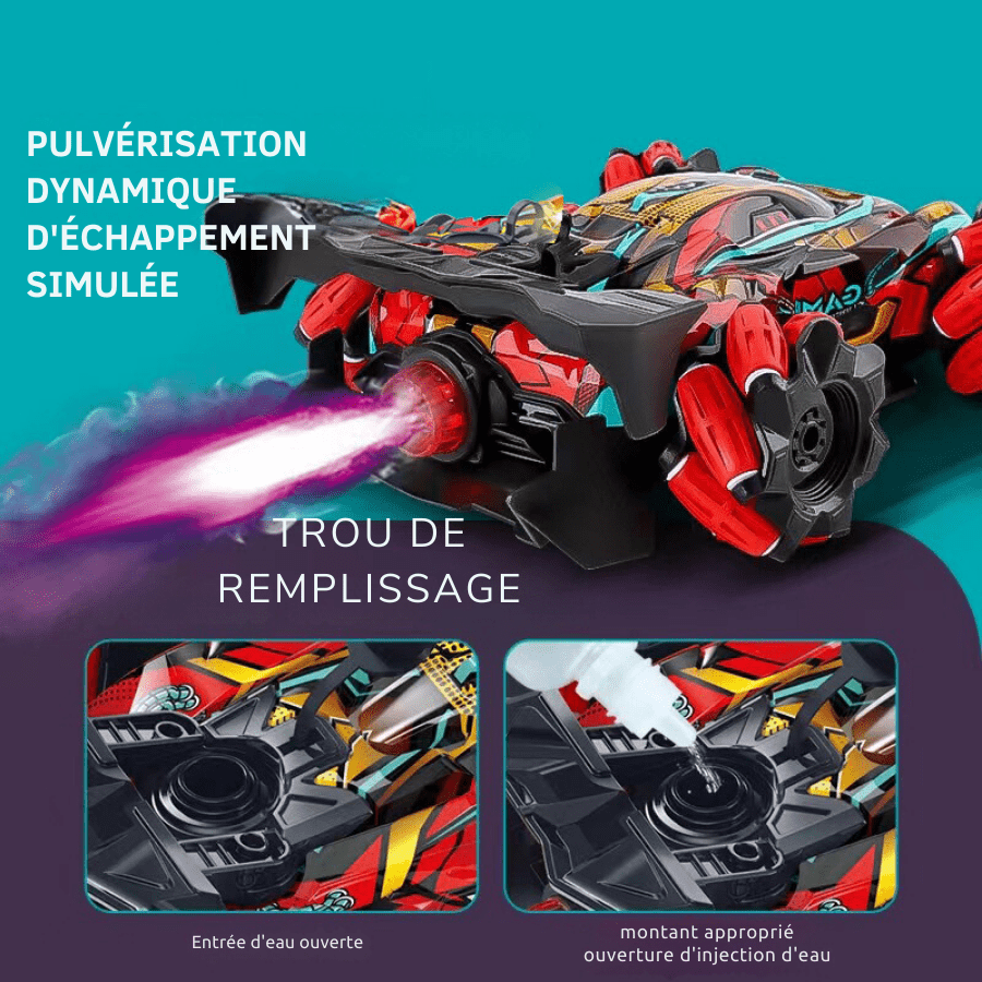 Voiture Télécommandée Tout-Terrain avec Gant Gestuel - Cascade 360°, Rotation et Drift | APEX RC Image