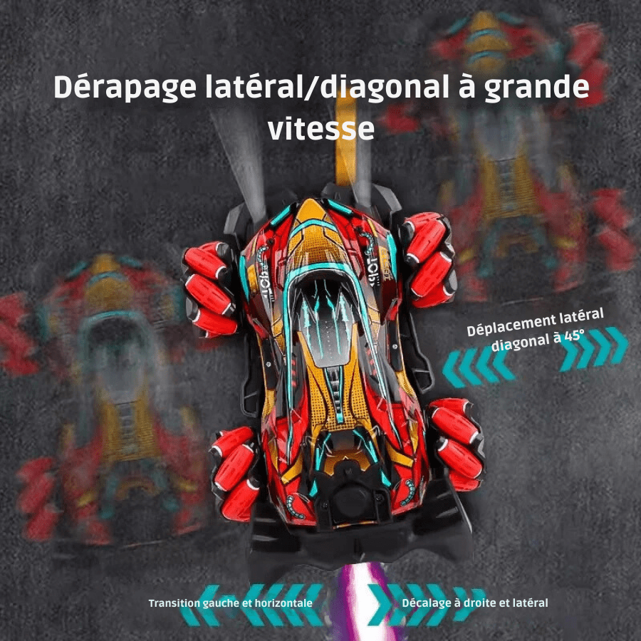 Voiture Télécommandée Tout-Terrain avec Gant Gestuel - Cascade 360°, Rotation et Drift | APEX RC