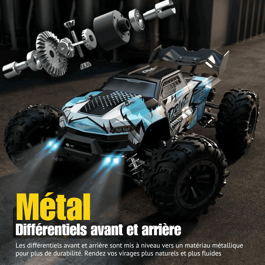 Voiture Télécommandée Turbo Raptor 70Km/h – Tout Terrain Haute Vitesse | APEX RC