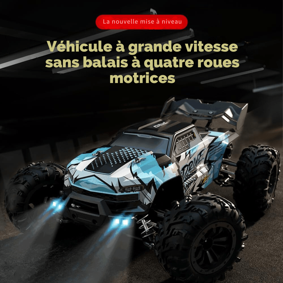 Voiture Télécommandée Turbo Raptor 70Km/h – Tout Terrain Haute Vitesse | APEX RC