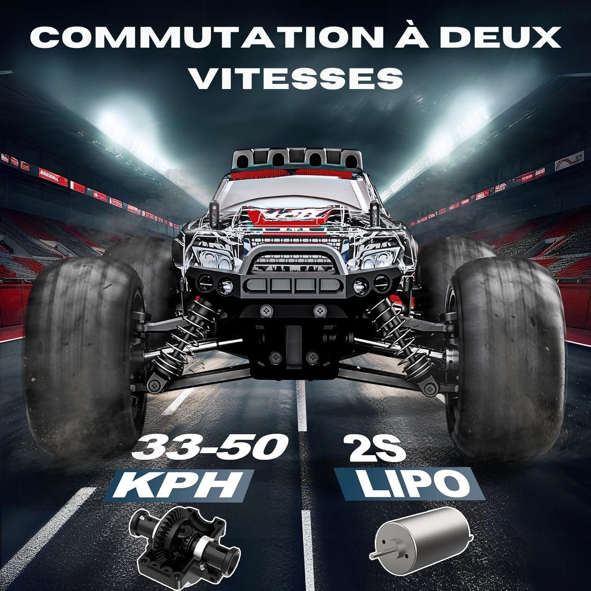 Voiture Télécommandée 4WD Rapide -Tout-Terrain Étanche & Puissante | APEX RC