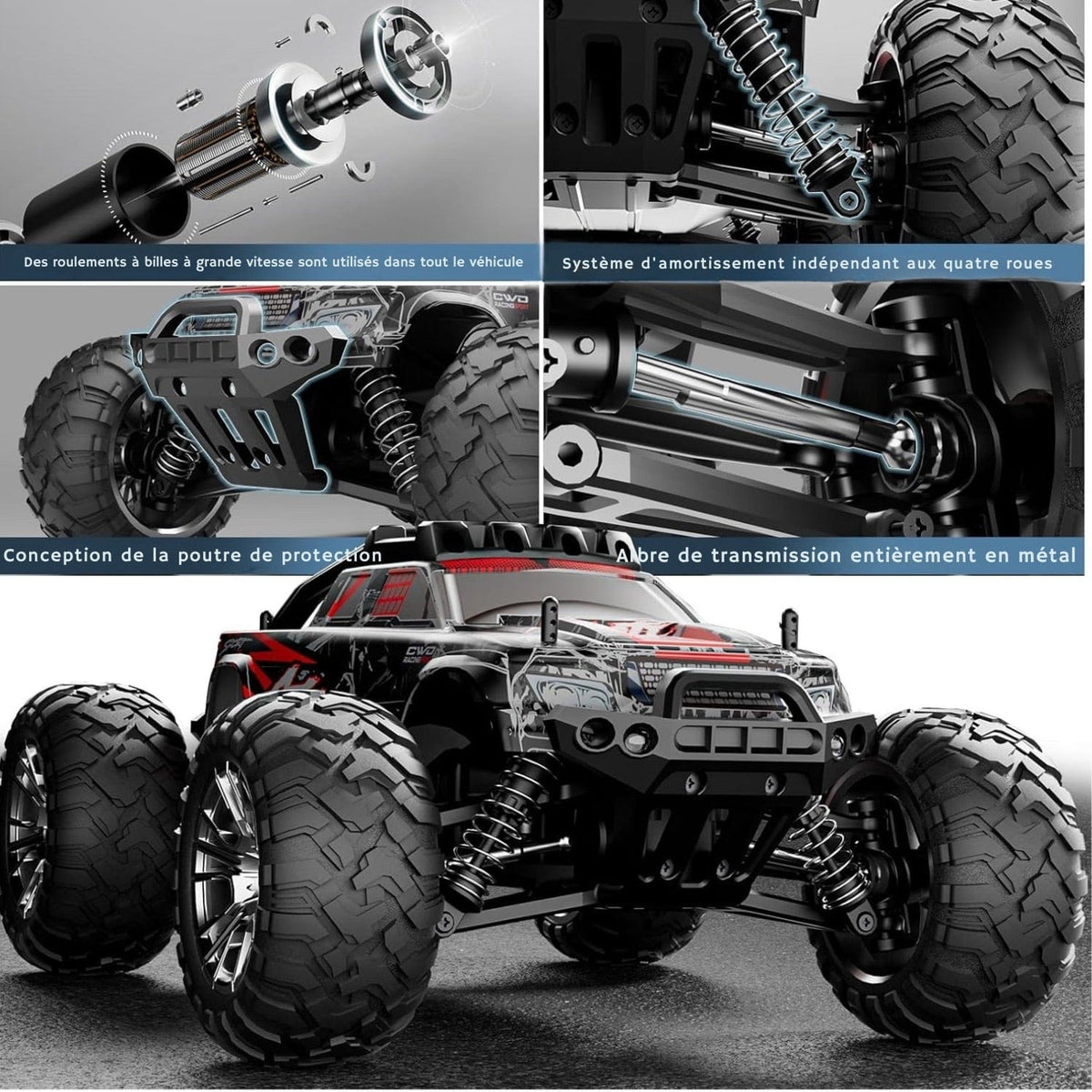 Voiture Télécommandée 4WD Rapide -Tout-Terrain Étanche & Puissante | APEX RC