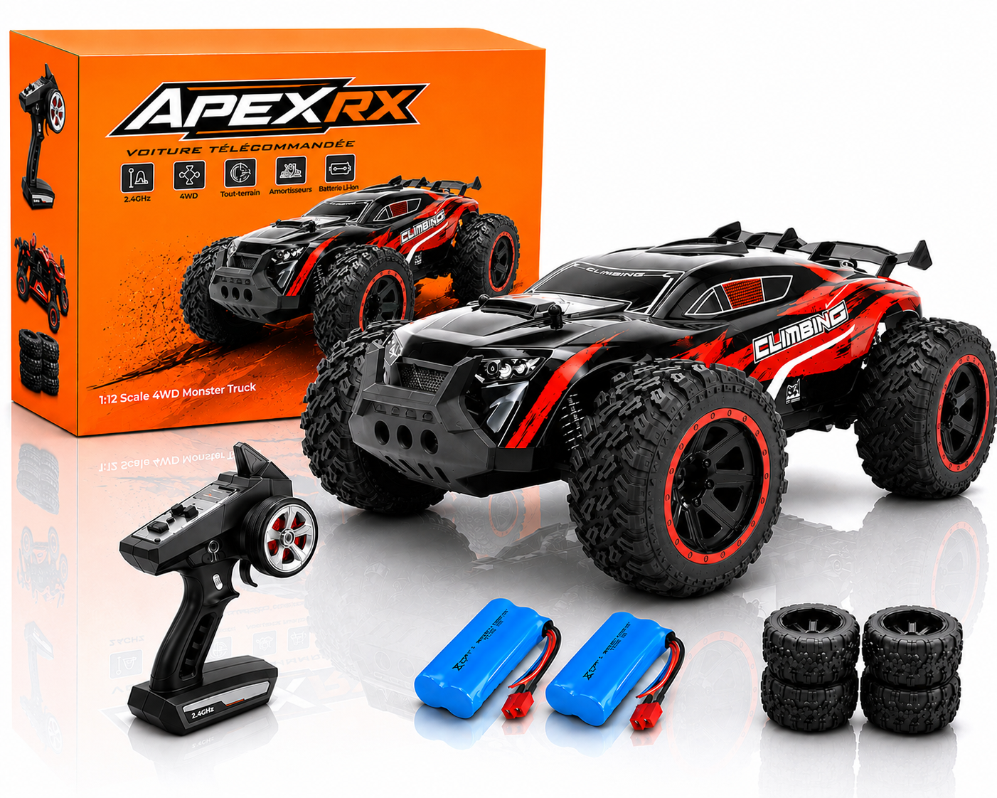 Voiture télécommandée 4x4 RC crawler tout terrain Image