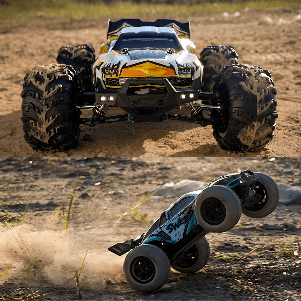 Voiture Télécommandée Turbo Raptor 70Km/h – Tout Terrain Haute Vitesse | APEX RC