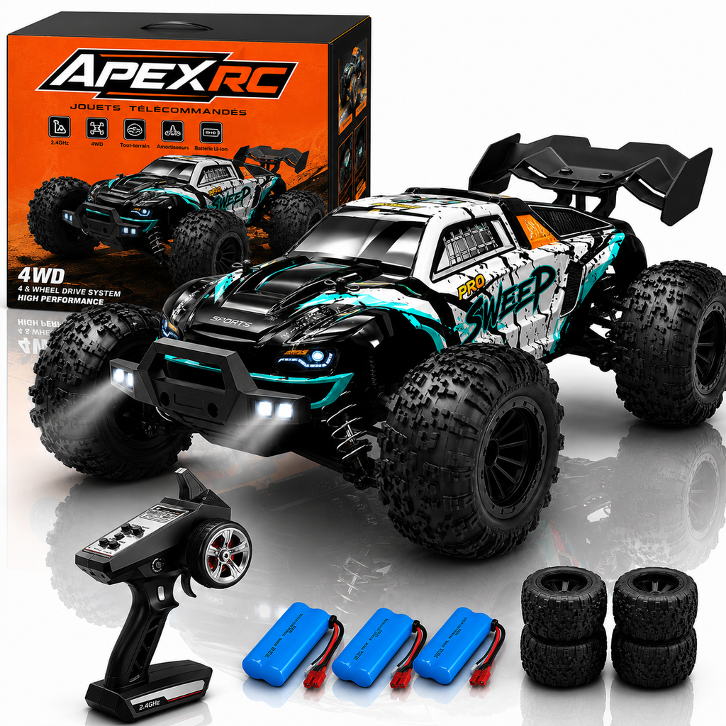 Voiture Télécommandée Turbo Raptor 70Km/h – Tout Terrain Haute Vitesse
